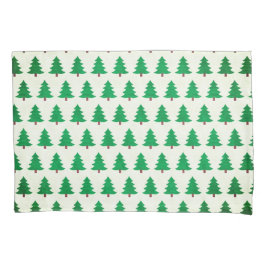 Housse D'oreillers Arbre de Noël Aquarelle Fête Magique