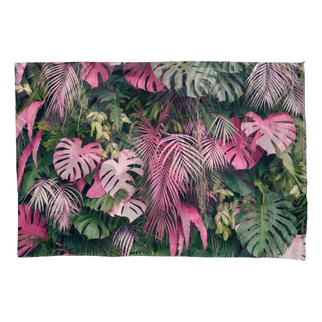 Housse D'oreillers Arbres Arrière - plans tropicaux (devant)