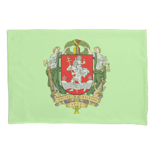 Housse D'oreillers Armoiries de Vilnius, Lituanie Pillowcase