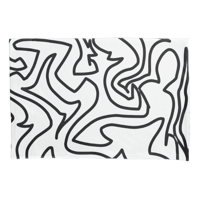 Housse D'oreillers Art Abstrait élégant (devant)