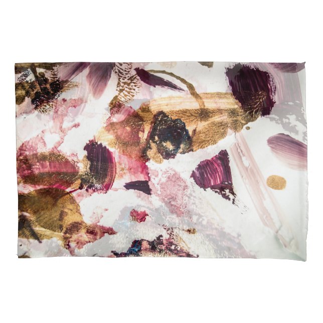 Housse D'oreillers Art créatif Abstrait Gold Sparkles (devant)