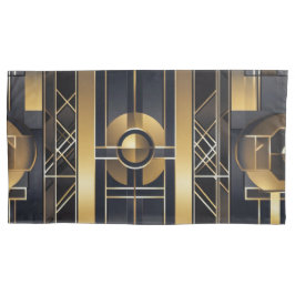 Housse D'oreillers Art Déco King Pair