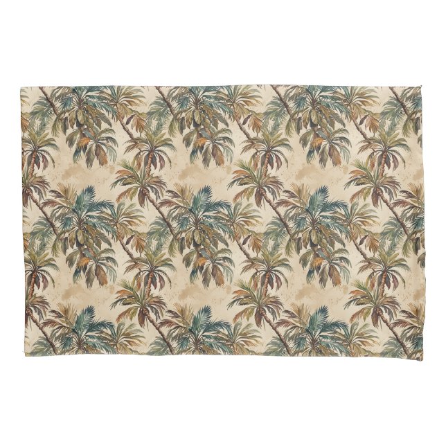 Housse D'oreillers Arty Aquarelle Cocout Palm (devant)