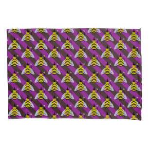 Housse D'oreillers Assistant Abeille magique d'Halloween Purple et ba