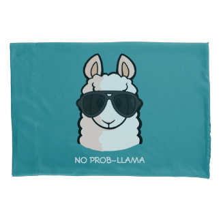 Housse D'oreillers Aucun Prob-Lama