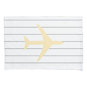 Housse D'oreillers Avion de piste funky Avion Pilote Vol