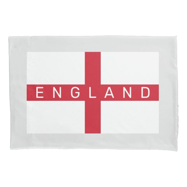 Housse D'oreillers Baguette du drapeau anglais pour lit (devant)