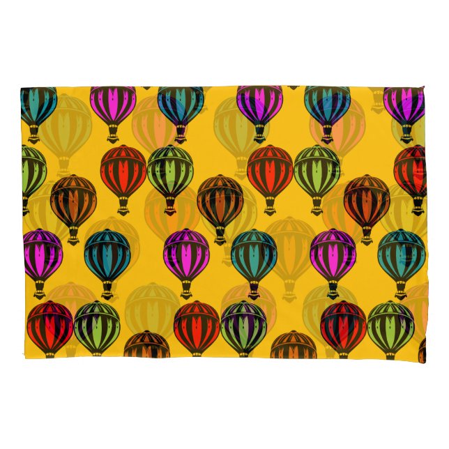 Housse D'oreillers Balloon à air chaud avec modèle (devant-gauche)