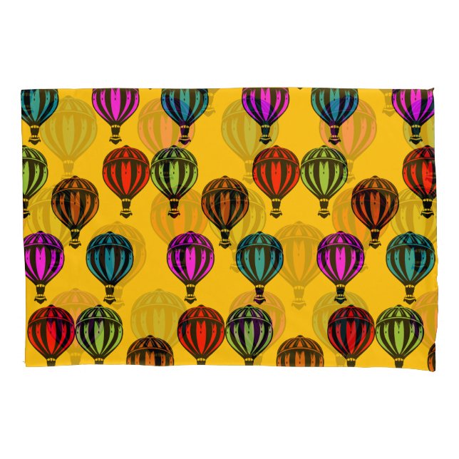 Housse D'oreillers Balloon à air chaud avec modèle (devant)