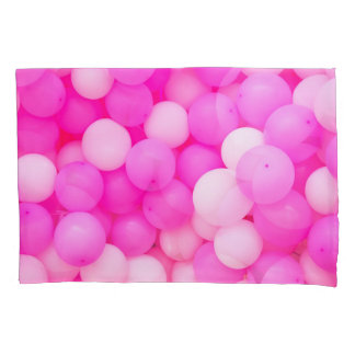 Housse D'oreillers Balloons Roses Festive Design Arrière - plan.