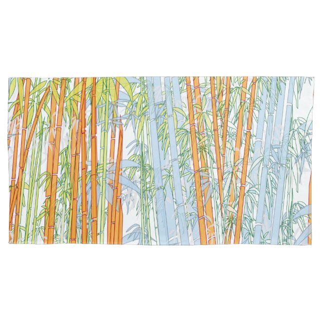 Housse D'oreillers Bambou 3 (devant)