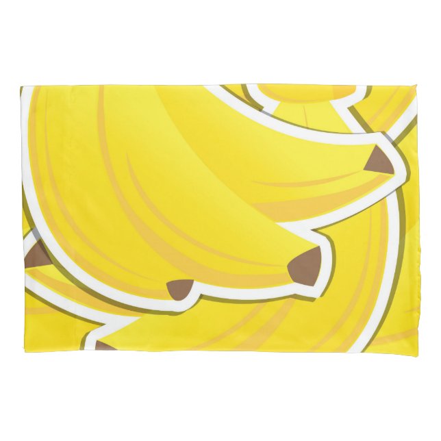 Housse D'oreillers Bananes funky (devant)