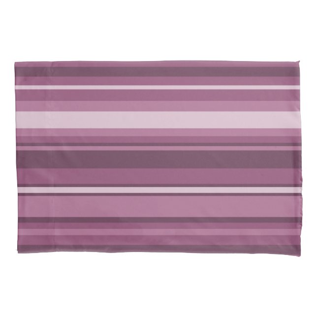 Housse D'oreillers Bandes mauves (devant)