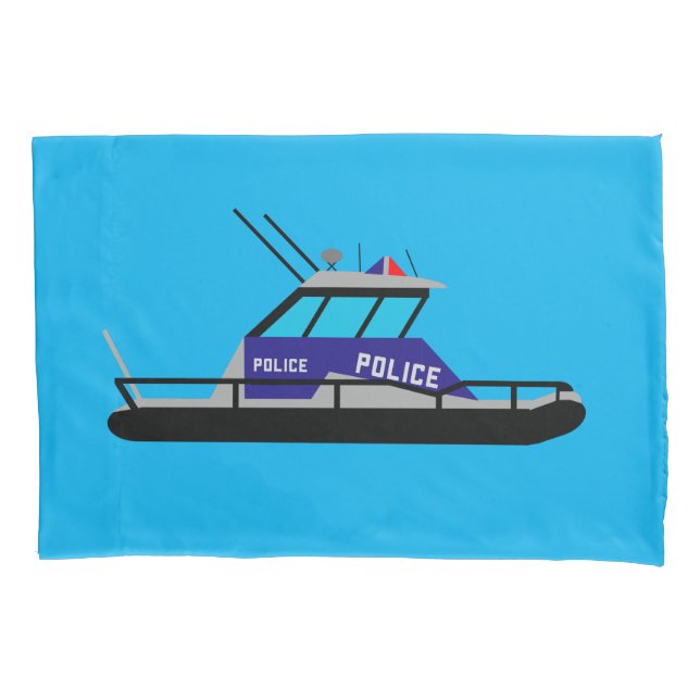 Housse D'oreillers Bateau de patrouille (devant)