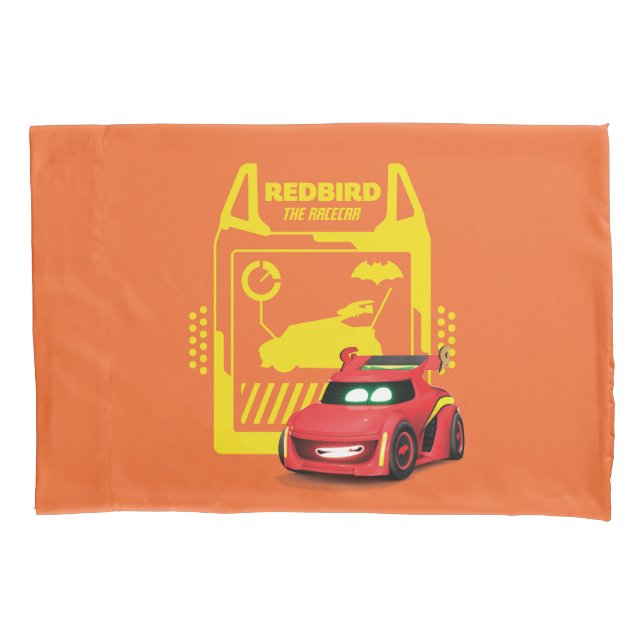 Housse D'oreillers Batwheel™ Redbird - Le Racecar (devant)