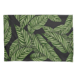 Housse D'oreillers Beau Motif Feuille vert