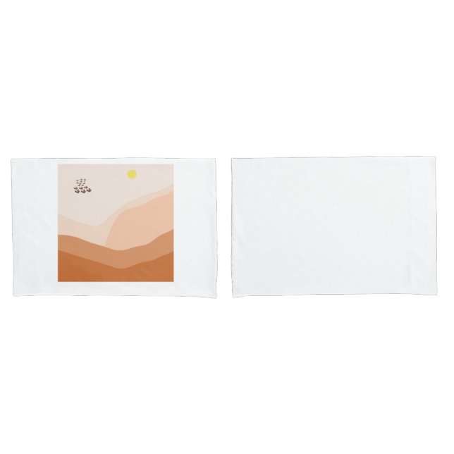 Housse D'oreillers beau paysage art (devant-Set)