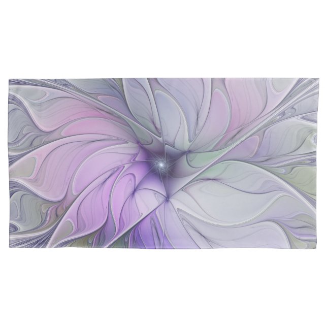Housse D'oreillers Beauté étonnante Fleur d'art Abstrait fractal mode (devant)