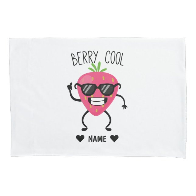Housse D'oreillers Bébé drôle, Cool - Cool 'Berry' (devant)