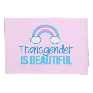 Housse D'oreillers Bel arc-en-ciel de transsexuel