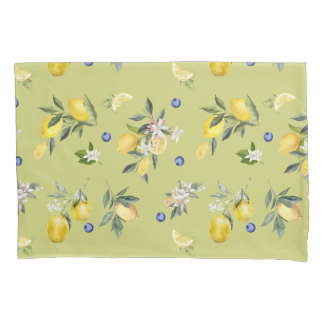 Housse D'oreillers Belle et élégante aquarelle Citrus