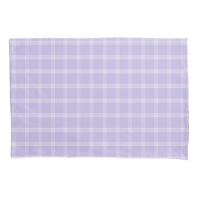Housse D'oreillers Belle Lavande Grosse Pilote Plaid (devant)