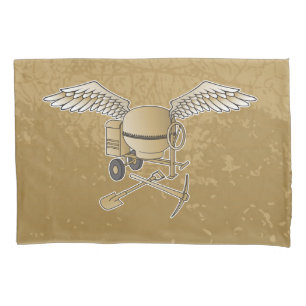 Housse D'oreillers Bétonnière beige