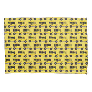 Housse D'oreillers Big Yellow School Bus Transport
