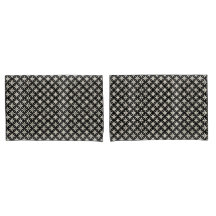 Black and Beige Pillowcase