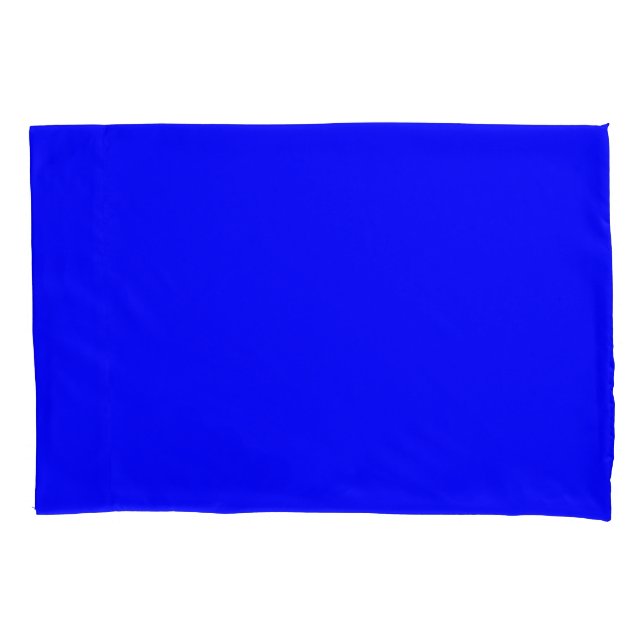 Housse D'oreillers Bleu (devant)