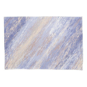 Housse D'oreillers Bleu et beige Abstrait et embrouillé