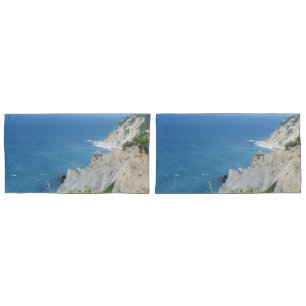 Housse D'oreillers Block Island Bluffs - Block Island, Rhode Island