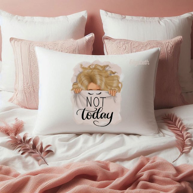 Housse D'oreillers Blonde Girl Power Sleepy Young Blonde Woman (Blonde Girl Power Sleepy Young Blonde Woman Pillow Case)