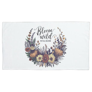 Housse D'oreillers "Bloom Wild : Bouquet Fleur sauvage terrestre