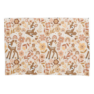 Housse D'oreillers Boeuf mignon cerf modèle floral