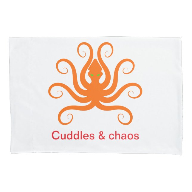 Housse D'oreillers Boudins & Chaos - Couvercle Coussin de pieuvre (devant)