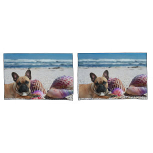 Housse D'oreillers Bouledogue français été French Bulldog