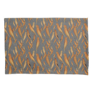 Housse D'oreillers British Yorkshire Canary Grey Brocade Arrière - pl