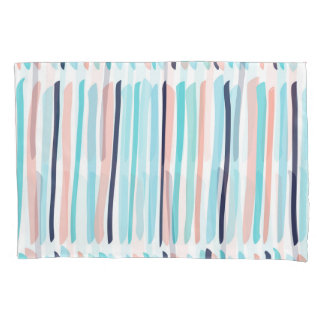 Housse D'oreillers Brush Strokes colorés : Scribble Vintage.