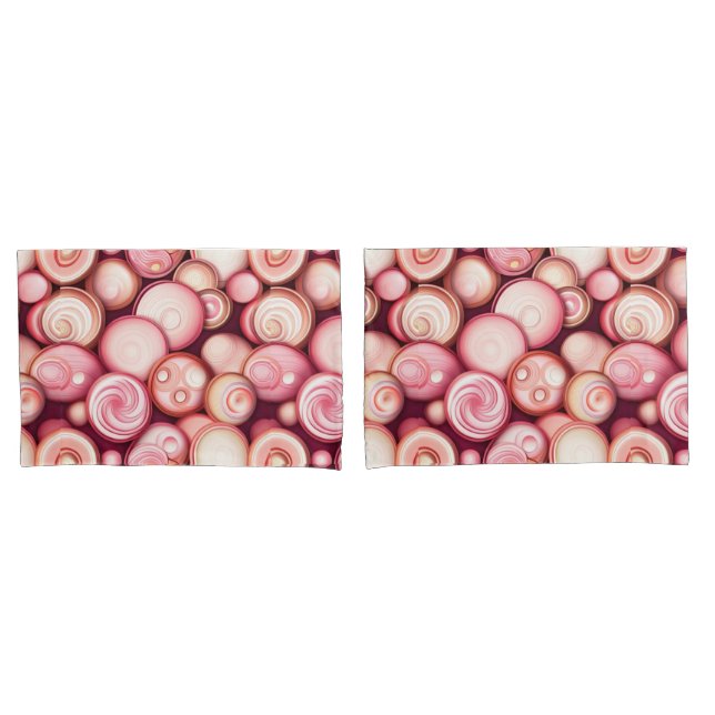 Housse D'oreillers Bubblegum Bulles (devant-Set)