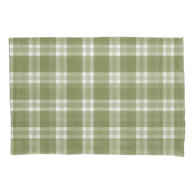 Housse D'oreillers Buffalo Plaid Check Rustique  (devant)