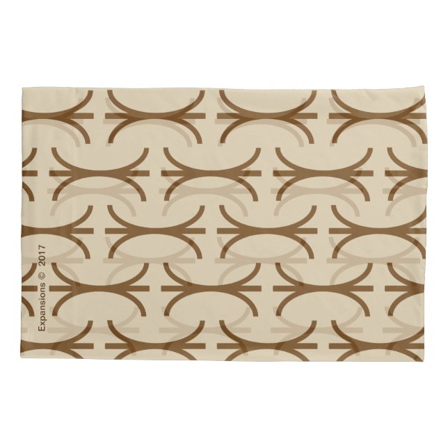 Housse D'oreillers Caisse Brown de coussin de fusion (Dos)