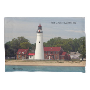 Housse D'oreillers Caisse de coussin de phare de Gratiot de fort