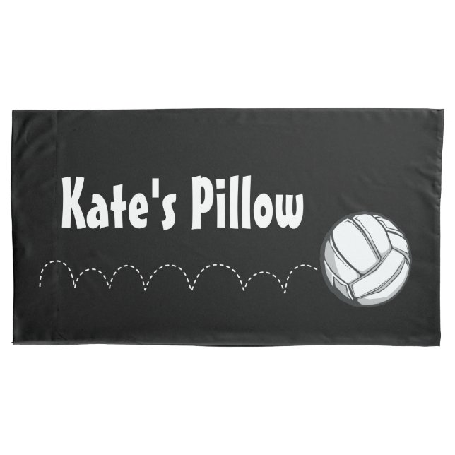 Housse D'oreillers Caisse de coussin de volleyball (devant)