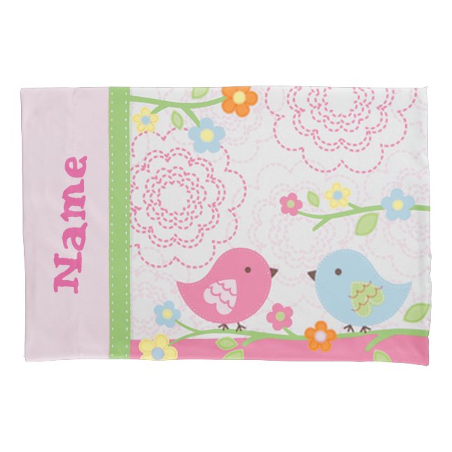 Housse D'oreillers Caisse de coussin d'inséparables de Nojo (devant)