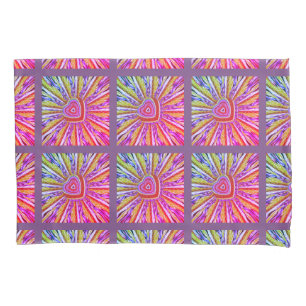 Housse D'oreillers Caisse Trippy de coussin de coeurs