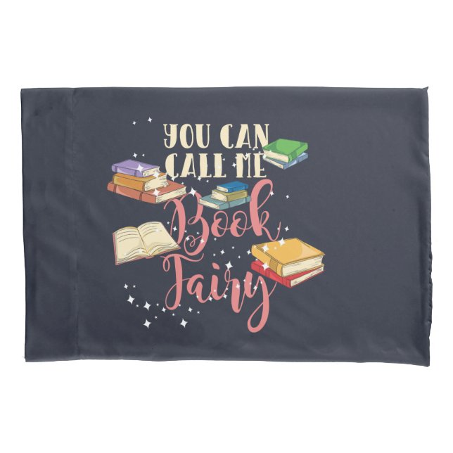 Housse D'oreillers Call Me Book Fairy Avid Reader (devant-gauche)