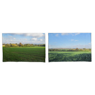 Housse D'oreillers Campagne d'automne en anglais - Personnalisé