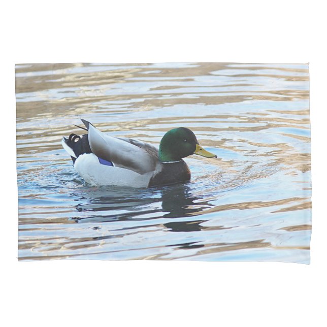 Housse D'oreillers Canard de Mallard (devant)