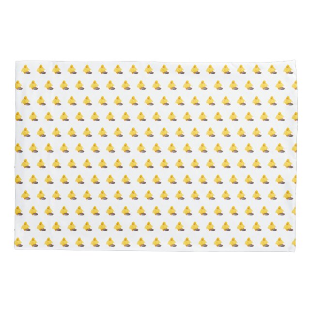 Housse D'oreillers Canard jaune mou (Dos)